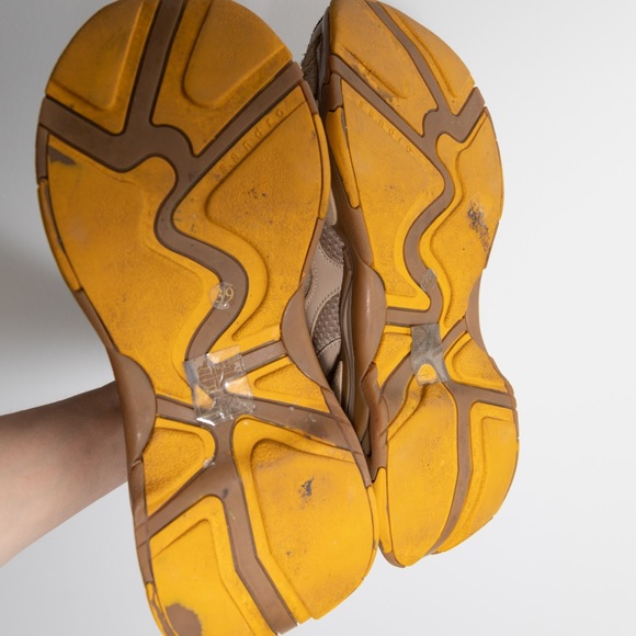 Sandro Paris Astro 1 Suede Chunky Sneakers in Camel l Tan - Picture 5 of 5